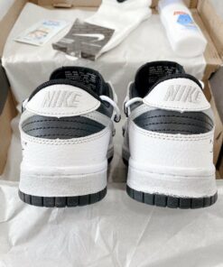 nike sb dunk low retro xd black white silver 6